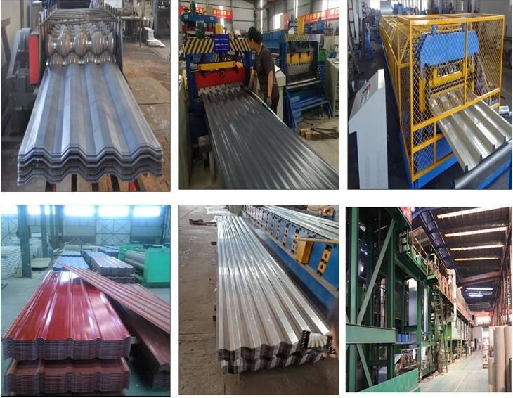 Dx51d+AZ Alu-Zinc Corrugated Steel Roofing Sheet detail Dx51d+AZ Alu-Zinc Corrugated Steel Roofing Sheet detail