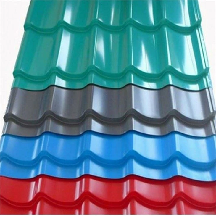 PPGI GI Corrugated Metal Roofing 16 Gauge Galvanized Steel
