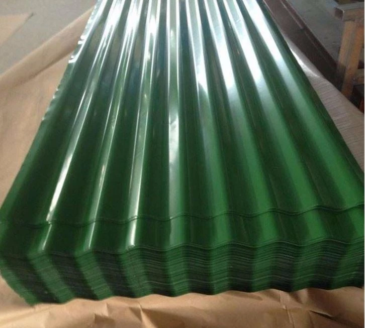PPGI GI Corrugated Metal Roofing 16 Gauge Galvanized Steel