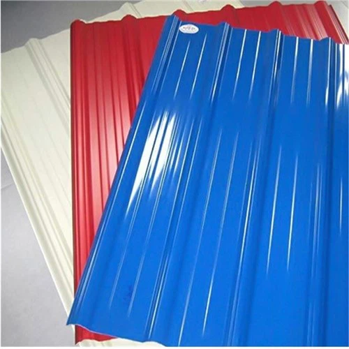 Kulur Żingu Galvanizzat Azzar Corrugated Ħadid Tisqif Folji